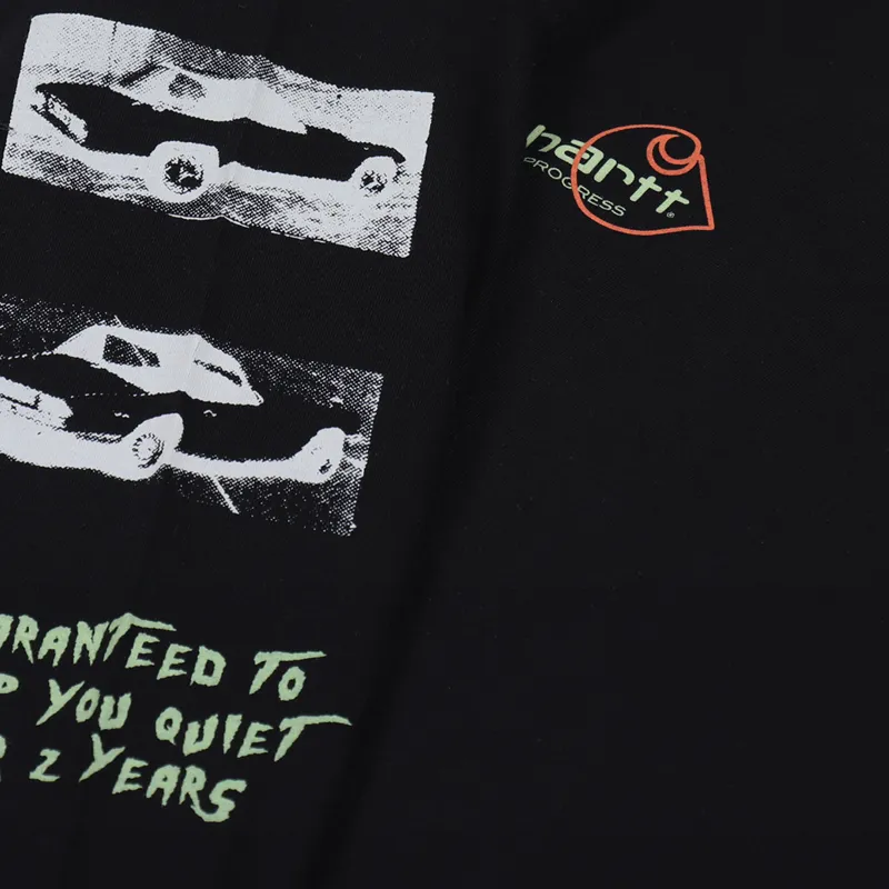 Carhartt WIP Long Sleeve Carhartt Race Play T Shirt Black-4