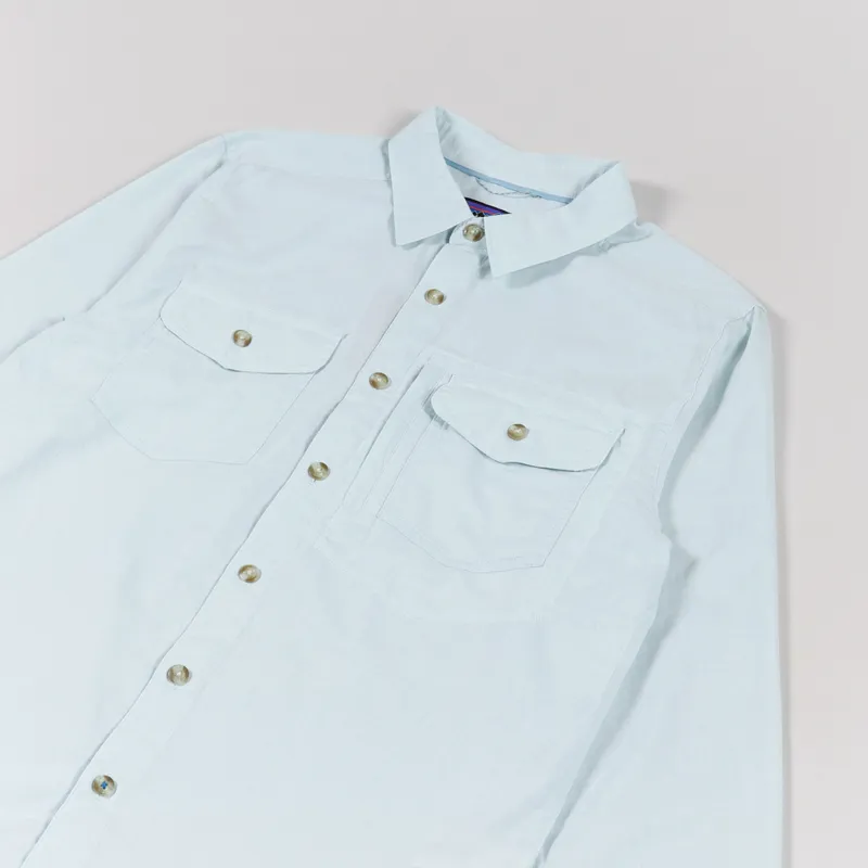 Patagonia Long Sleeve Cayo Largo II Shirt Chambray Big Sky Blue-2