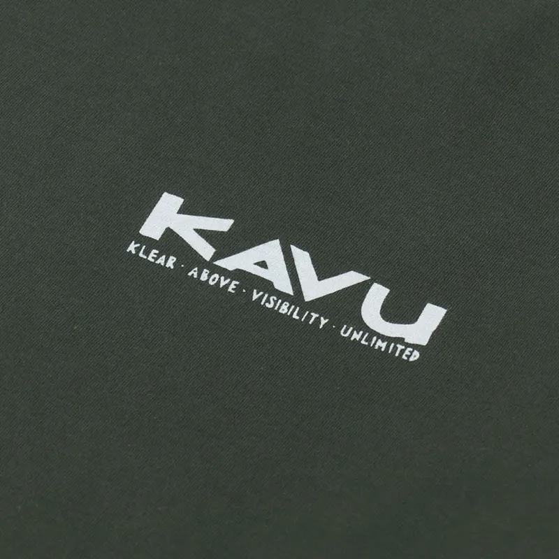 Kavu Long Sleeve Etch Art T Shirt Green-6
