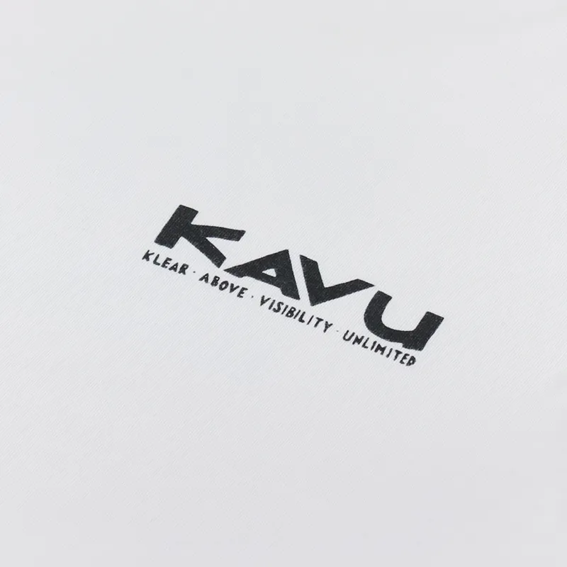 Kavu Long Sleeve Etch Art T Shirt Off White-6
