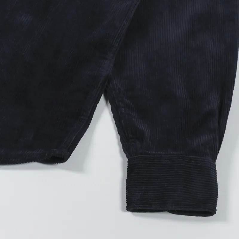 Carhartt WIP Long Sleeve Flint Shirt Dark Navy-5