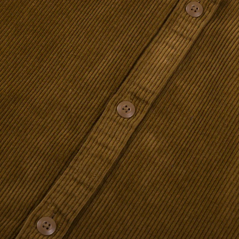 Carhartt WIP Long Sleeve Flint Shirt Deep H Brown-3