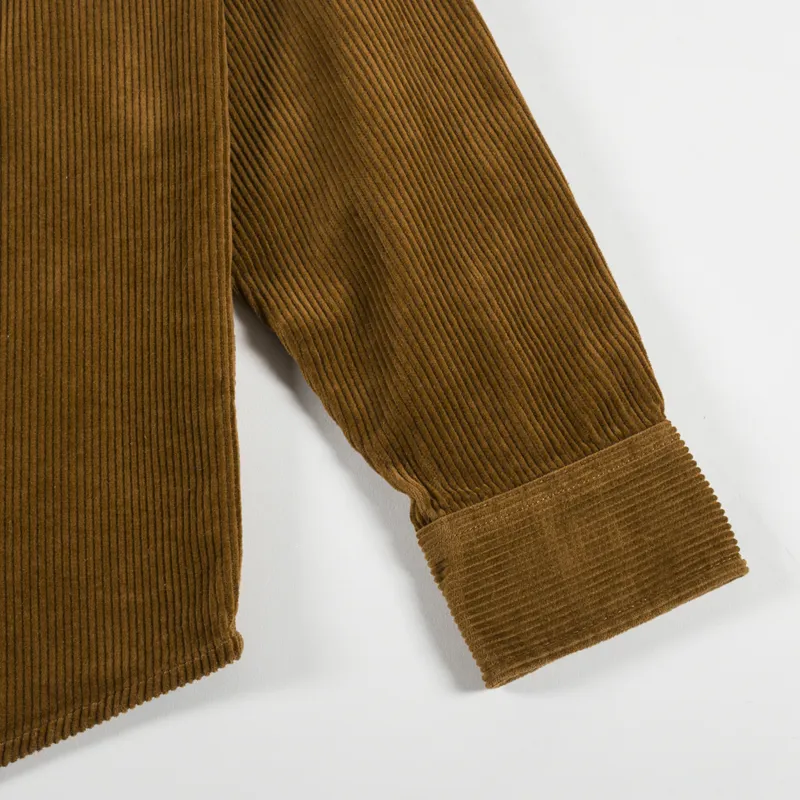 Carhartt WIP Long Sleeve Flint Shirt Deep H Brown-5