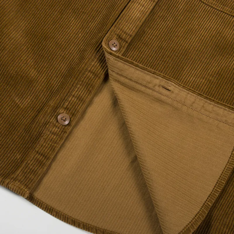 Carhartt WIP Long Sleeve Flint Shirt Deep H Brown-7