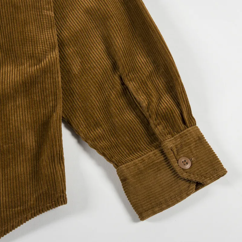 Carhartt WIP Long Sleeve Flint Shirt Deep H Brown-4