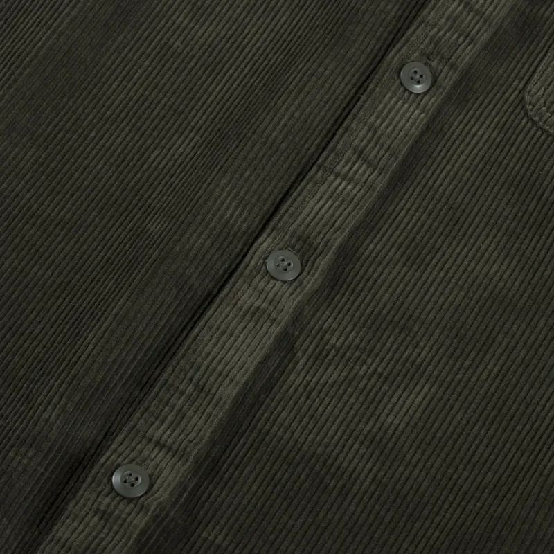 Carhartt WIP Long Sleeve Flint Shirt Plant Rinsed-6