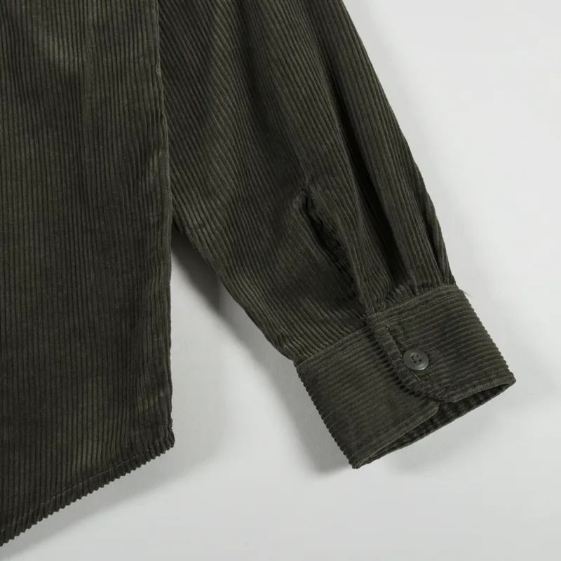 Carhartt WIP Long Sleeve Flint Shirt Plant Rinsed-5