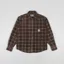 Carhartt WIP Long Sleeve Flint Shirt Wiley Check Hamilton Brown