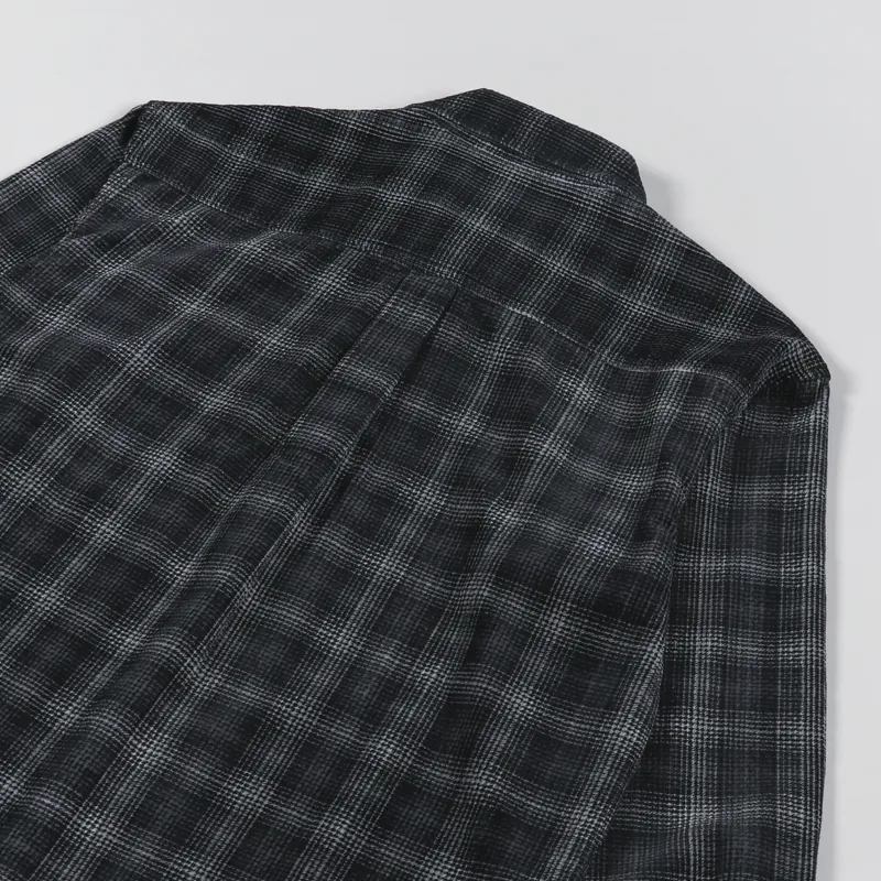 Carhartt WIP Long Sleeve Flint Shirt Wiley Check Vulcan Rinsed-6