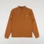 Fred Perry Long Sleeve Plain Shirt Nut Flake