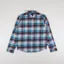 Patagonia Cotton In Conversion Lightweight Fjord Flannel Shirt Lavas Belay Blue
