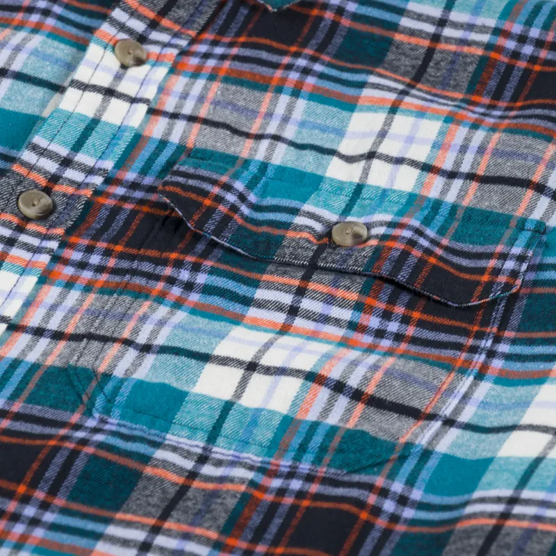 Patagonia Lightweight Fjord Flannel Shirt Lavas Belay Blue-5