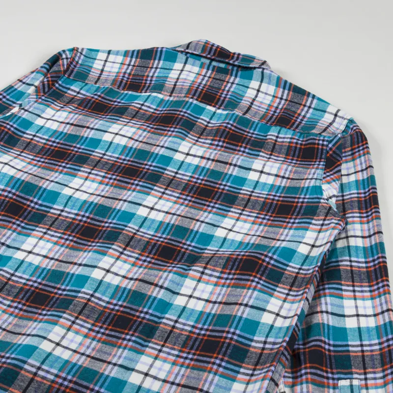 Patagonia Lightweight Fjord Flannel Shirt Lavas Belay Blue-3