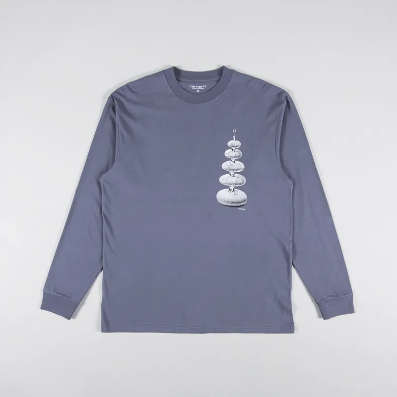 Carhartt WIP Long Sleeve Greenhouse T Shirt Bluefin-1