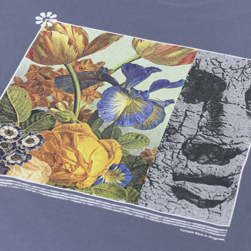 Carhartt WIP Long Sleeve Greenhouse T Shirt Bluefin-4