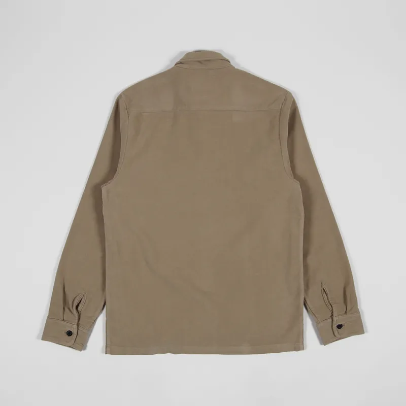 Carhartt WIP Long Sleeve Holston Shirt Leather-1