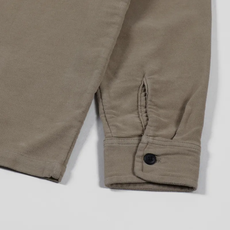 Carhartt WIP Long Sleeve Holston Shirt Leather-5