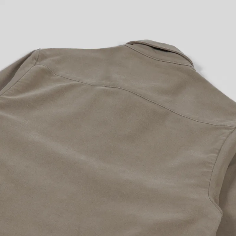 Carhartt WIP Long Sleeve Holston Shirt Leather-3