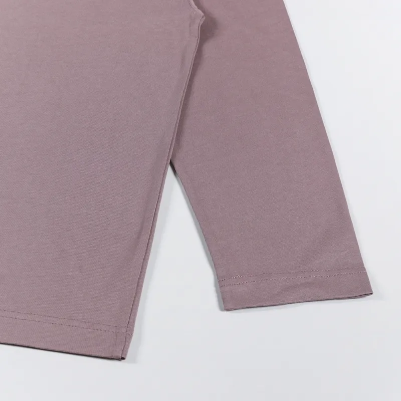 Carhartt WIP Long Sleeve Link Script T Shirt Lupinus Black-6