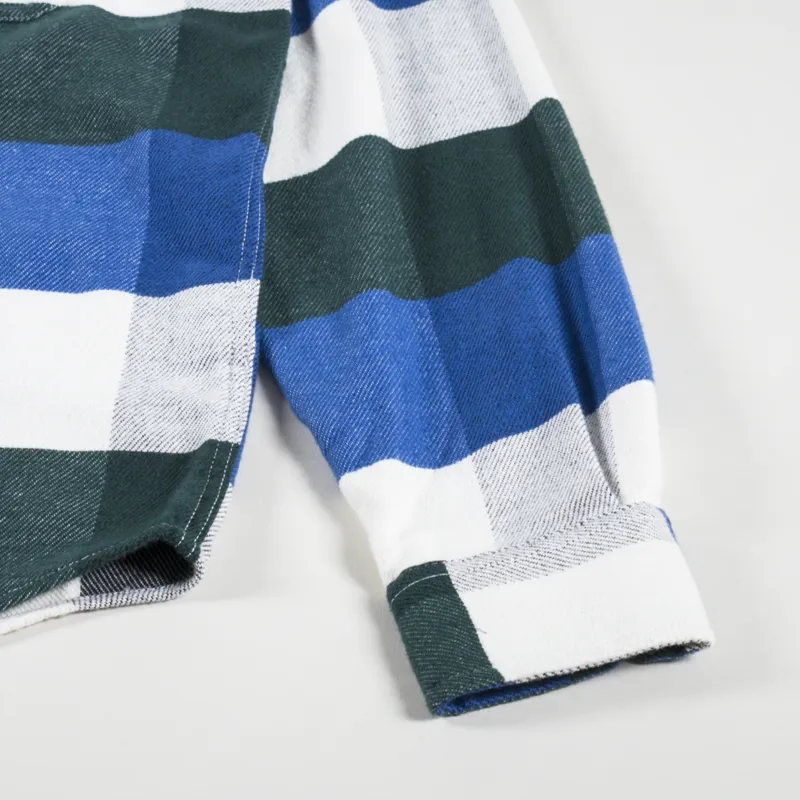 Carhartt WIP Long Sleeve Lyman Shirt Discovery Green Check-2