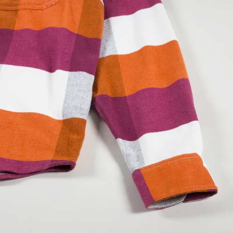 Carhartt WIP Long Sleeve Lyman Shirt Kumquat Check-2