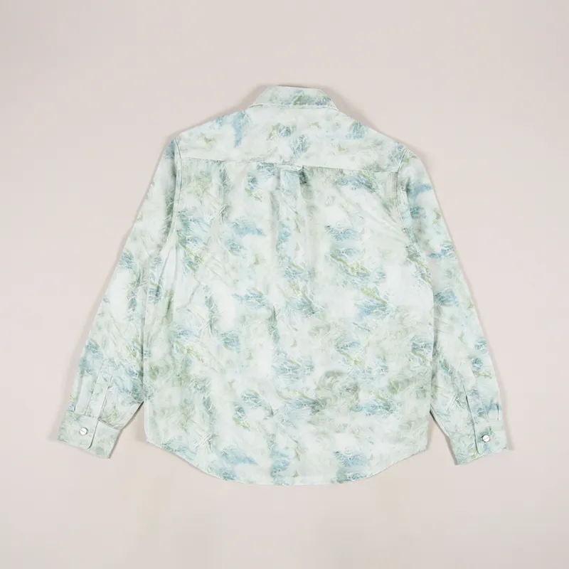 Carhartt WIP Long Sleeve Marble Shirt Wave Stone Washed-1