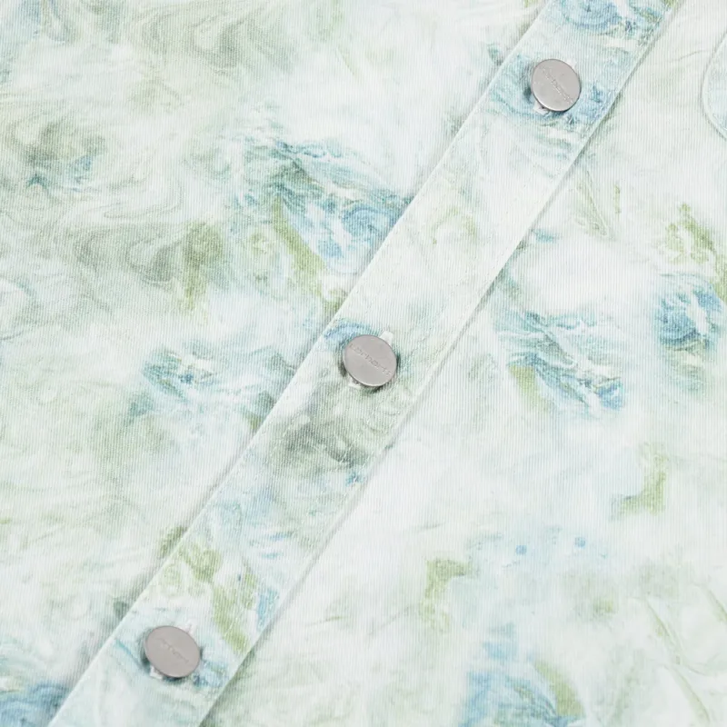 Carhartt WIP Long Sleeve Marble Shirt Wave Stone Washed-7