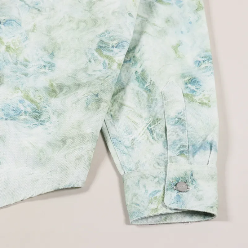 Carhartt WIP Long Sleeve Marble Shirt Wave Stone Washed-4