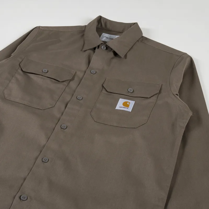 Carhartt WIP Long Sleeve Master Shirt Barista-2