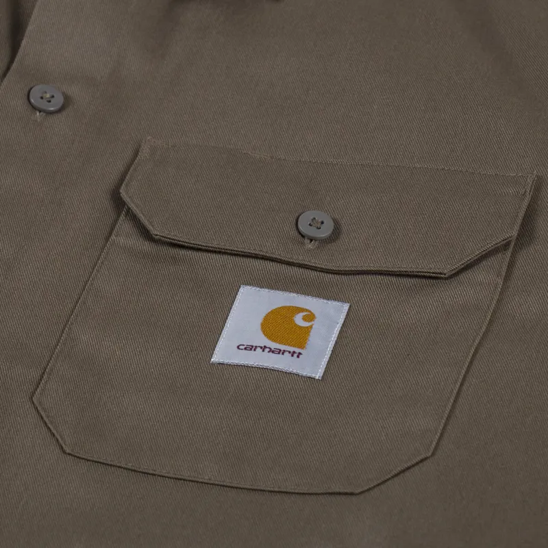 Carhartt WIP Long Sleeve Master Shirt Barista-4