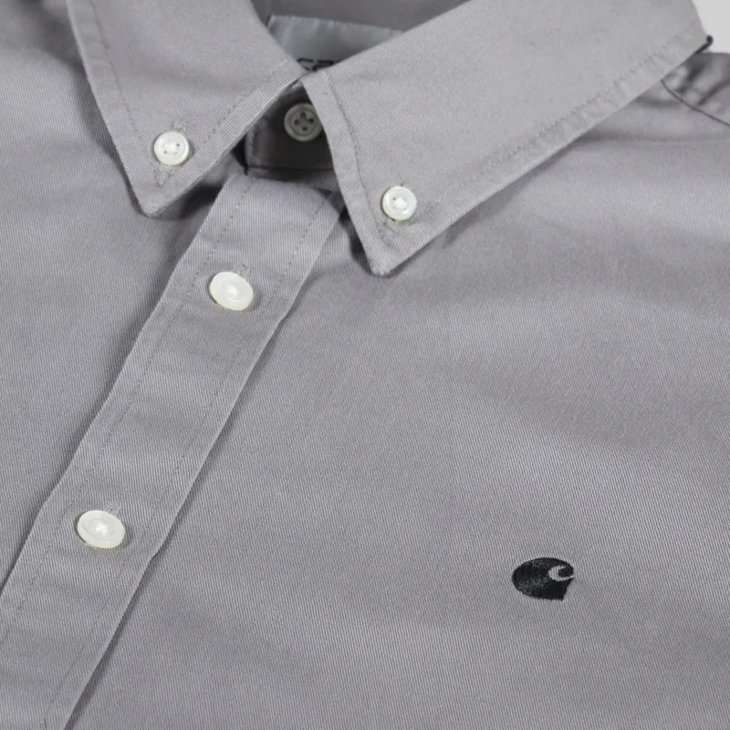 Carhartt WIP Long Sleeve Madison Shirt Marengo Black-4