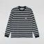 Carhartt WIP Long Sleeve Merrick Pocket T Shirt Black Grey Heather