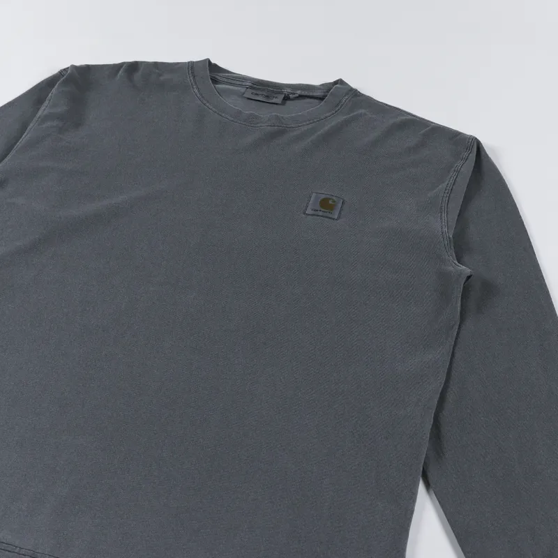 Carhartt WIP Long Sleeve Nelson T Shirt Black-2