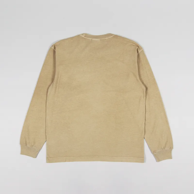 Carhartt WIP Long Sleeve Nelson T Shirt Dusty Hamilton Brown-1