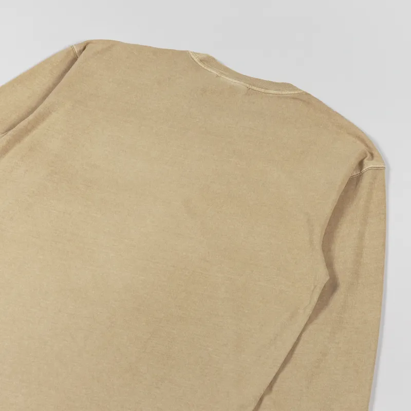 Carhartt WIP Long Sleeve Nelson T Shirt Dusty Hamilton Brown-3