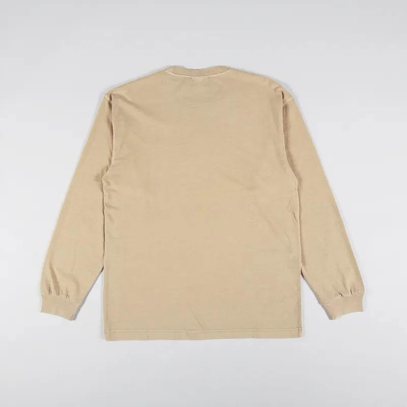 Carhartt WIP Long Sleeve Nelson T Shirt Dusty H Brown-1