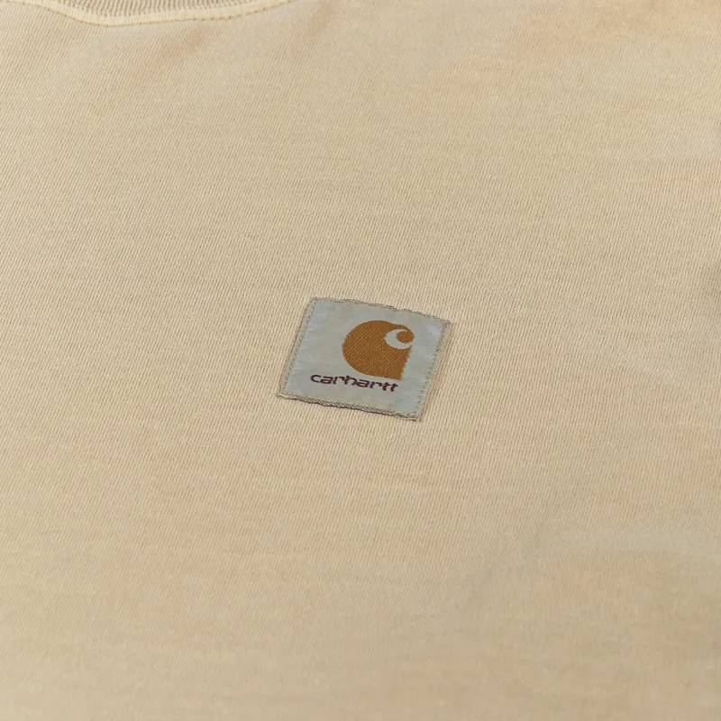 Carhartt WIP Long Sleeve Nelson T Shirt Dusty H Brown-4