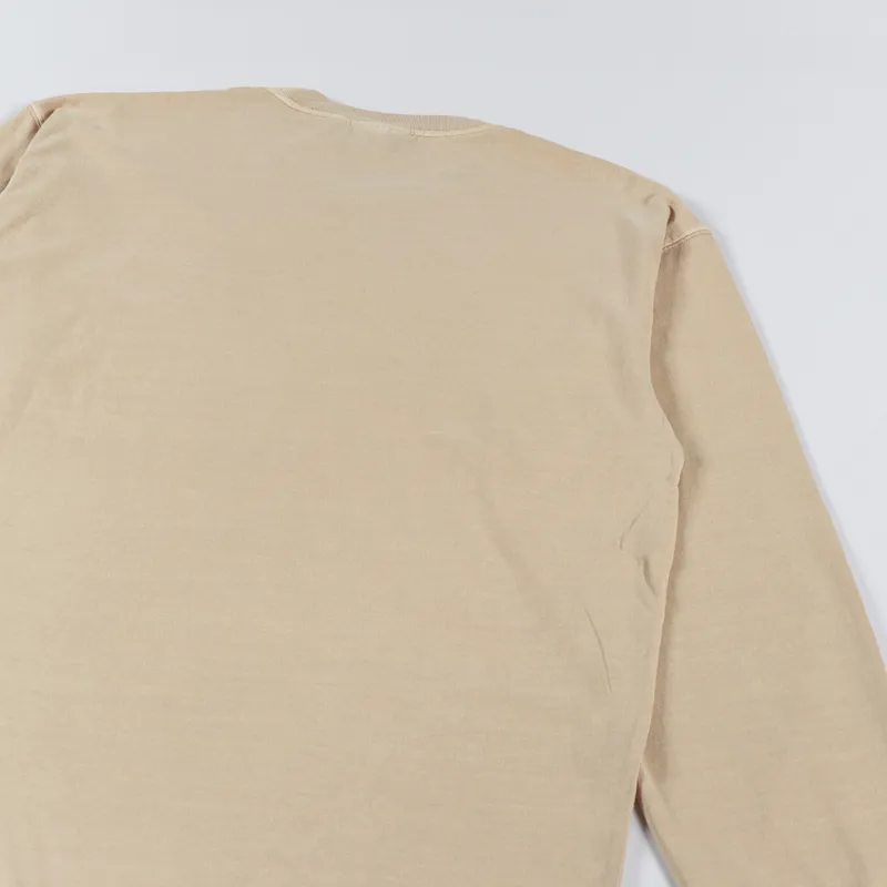 Carhartt WIP Long Sleeve Nelson T Shirt Dusty H Brown-3