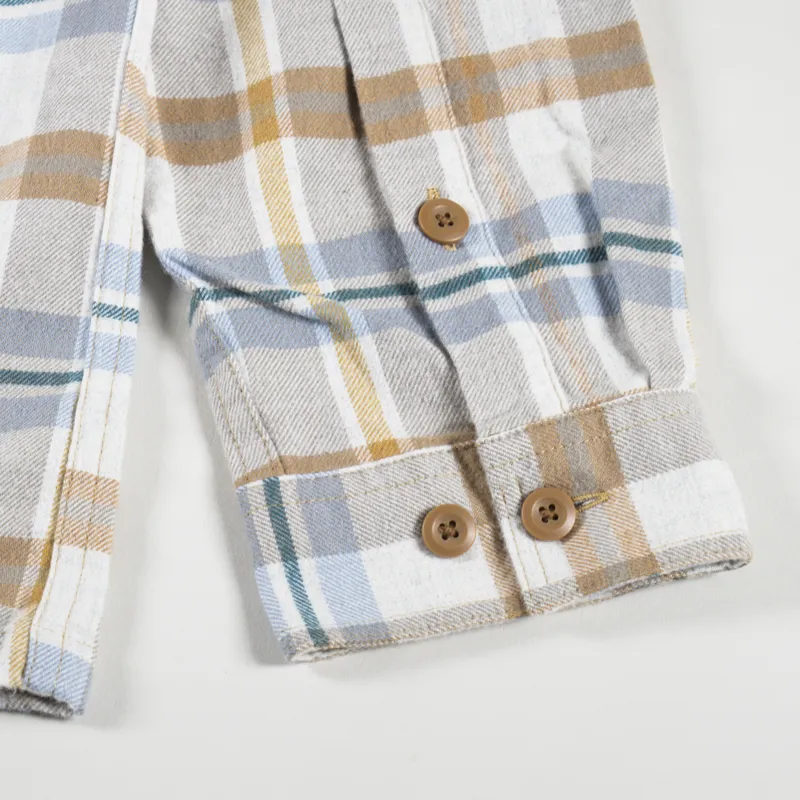 Patagonia Long Sleeve Organic Cotton Midweight Fjord Flannel Shirt Fields Natural-3