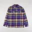 Patagonia Long Sleeve Organic Cotton Midweight Fjord Flannel Shirt Sun Rays Obsidian Plum