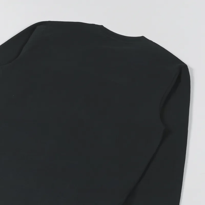 Carhartt WIP Long Sleeve Pocket T Shirt Black-4