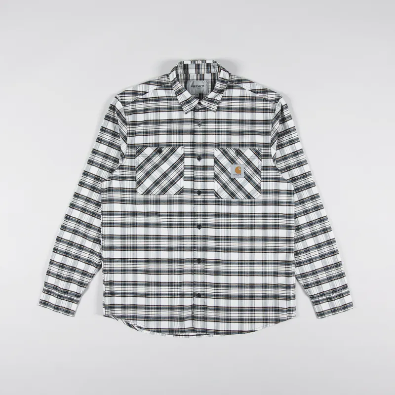 Carhartt WIP Long Sleeve Solander Shirt Check Wax
