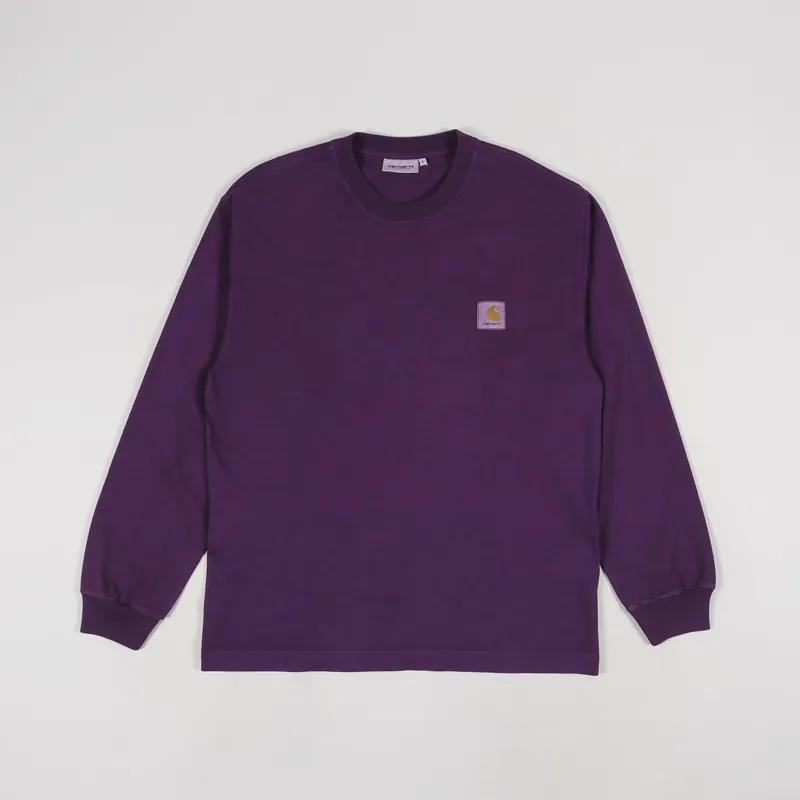 Carhartt WIP Long Sleeve Vista T Shirt Dark Iris