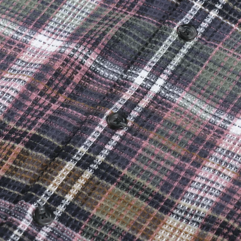 Carhartt WIP Long Sleeve Valmon Shirt Check Hamilton Brown-5