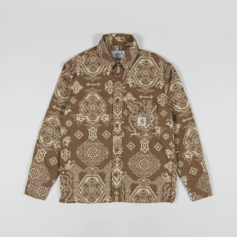 Carhartt WIP Long Sleeve Verse Shirt Hamilton Brown