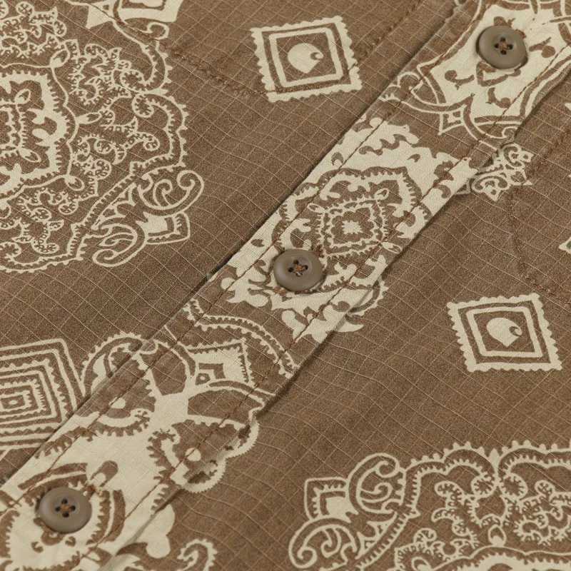 Carhartt WIP Long Sleeve Verse Shirt Hamilton Brown-7