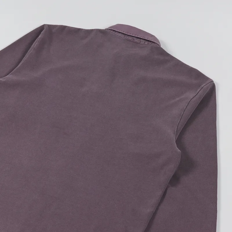 Carhartt WIP Long Sleeve Vista Rugby Shirt Dark Plum-3
