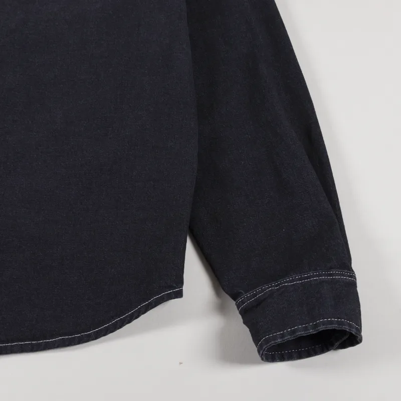 Carhartt WIP Weldon Shirt Black Stone Washed-5