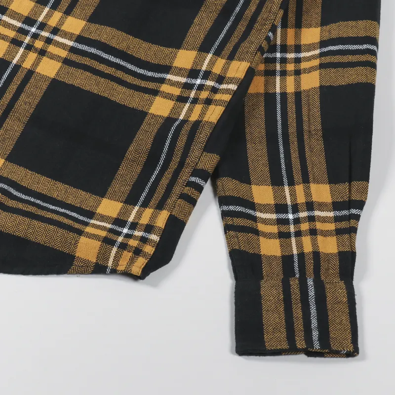 Carhartt WIP Long Sleeve Wallace Check Shirt Black-6