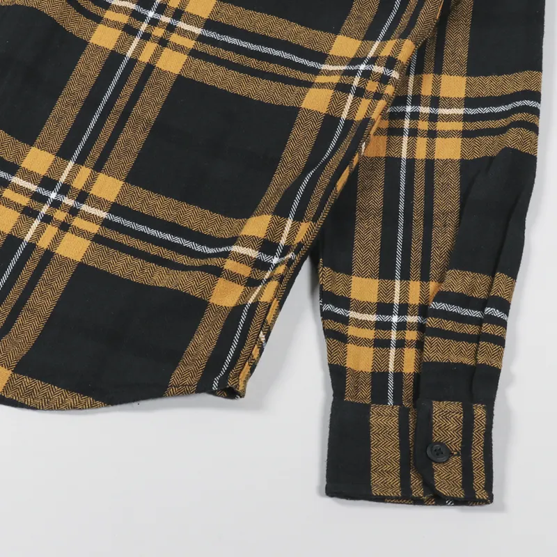 Carhartt WIP Long Sleeve Wallace Check Shirt Black-4